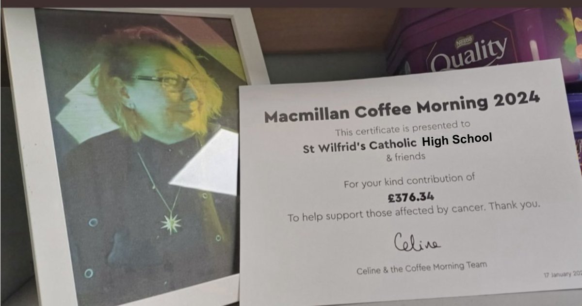 St Wilfrids Science (@stw_science) on Twitter photo We've just received a certificate for last year's fund raising. Well done to all involved 😊 <a href="/macmillancancer/">Macmillan Cancer Support</a> We've just received a certificate for last year's fund raising. Well done to all involved 😊 <a href="/macmillancancer/">Macmillan Cancer Support</a>