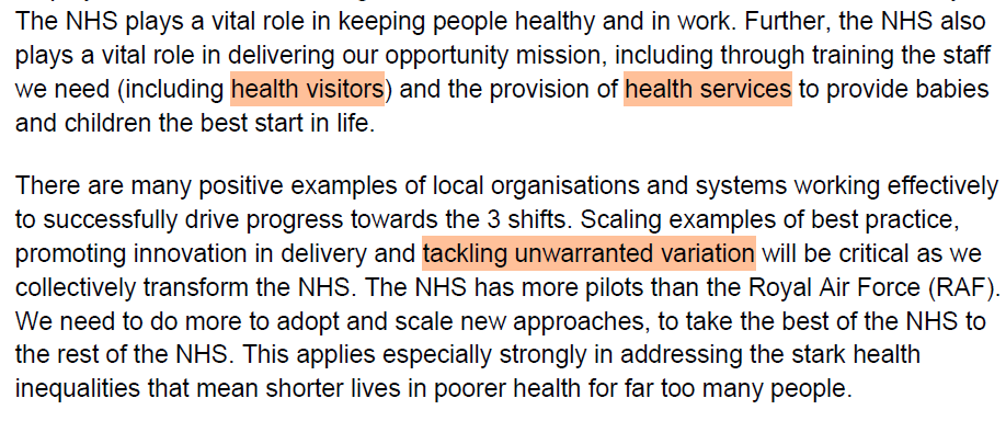 Alison Morton 💙 (@alison_morton2) on Twitter photo Delighted to see the government's Road to recovery for the NHS published today.
Important recognition of health visitor's vital role & the provision of a "health" service for babies & children, with commitment to train HVs & tackle unwarranted variation🙌assets.publishing.service.gov.uk/media/679a2712… Delighted to see the government's Road to recovery for the NHS published today.
Important recognition of health visitor's vital role & the provision of a "health" service for babies & children, with commitment to train HVs & tackle unwarranted variation🙌assets.publishing.service.gov.uk/media/679a2712…