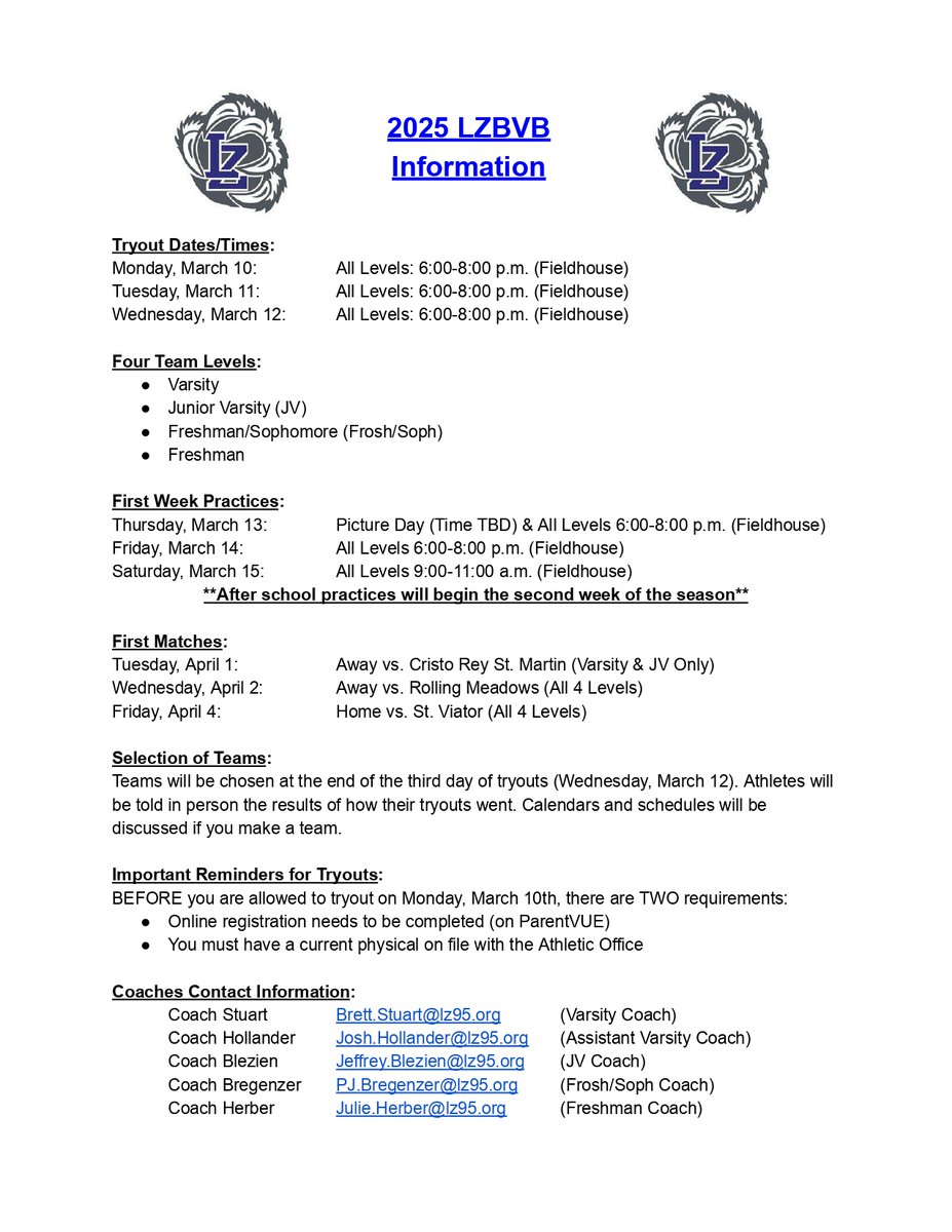 Lake Zurich Volleyball tweet media