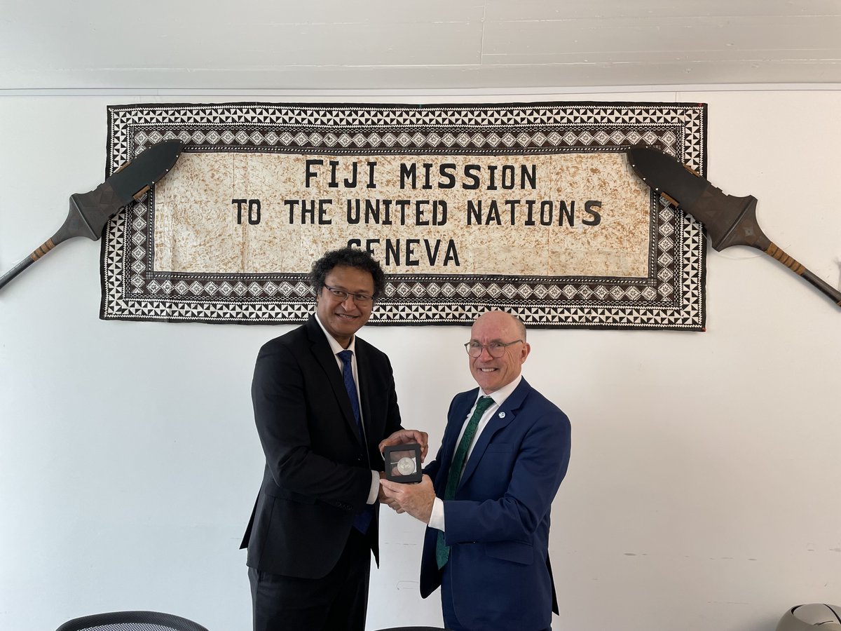 Delighted to be back in Geneva to engage with states &amp; partners to advance #CTBT universalisation and ensure that all our Member States get full benefit from the Treaty. Wonderful to meet with Amb. Delegado of #CaboVerde, Amb. Falemaka of Pacific Islands Forum (PIFs), Amb. Deng