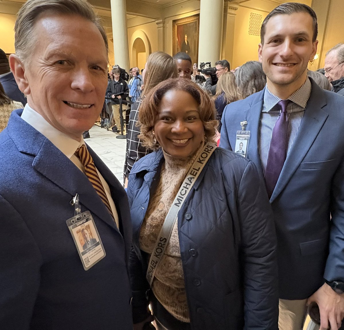 JeffWansley's tweet photo. Banner morning @ The Georgia Capitol supporting Governor Kemp &amp; legal reform initiatives. https://t.co/H8L9lvdThj