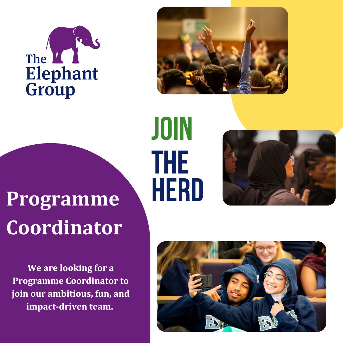 Spread the word - we're hiring a Regional Coordinator in the Midlands/ Yorkshire! If you're passionate about social justice, confident, organised, have a full driving licence and graduated in the last five years, we'd love to hear from you! shorturl.at/kDkzv