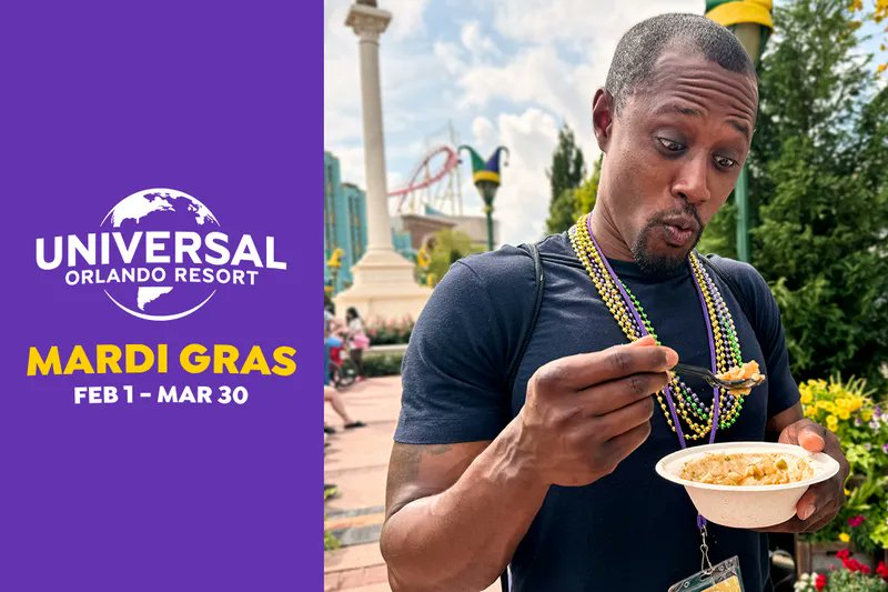Power 96 wants to send you to enjoy Mardi Gras: International Flavors of Carnaval at @universalorlando. It’s time to play Feb 1–Mar 30! Learn more at Power96.com