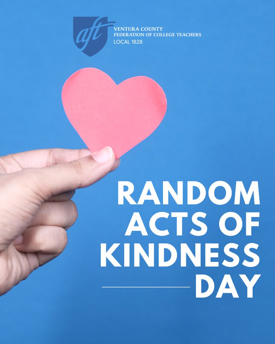realAFT1828's tweet photo. On National Random Act of Kindness Day, remember that every small act of kindness creates ripples that can change the world. Let's make kindness a habit, not just today, but every day. https://t.co/2RPlehEuYB
