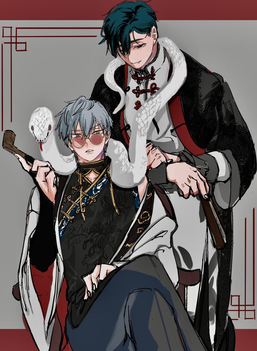 Asuka_C_Wing's tweet photo. 旧正月！巳年
 #ivantill https://t.co/lGUxne7Wrg