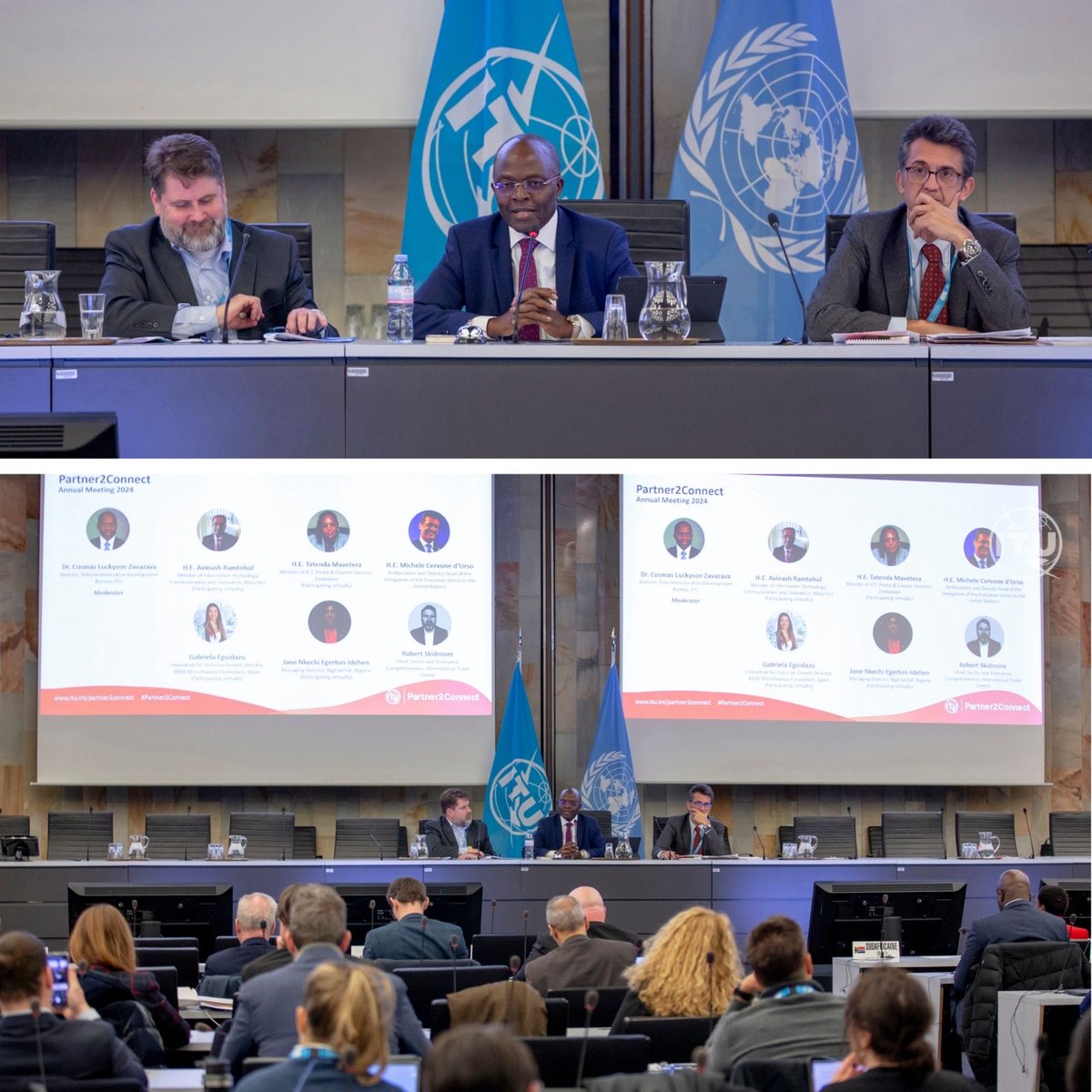 Pleased to present key 2024 milestones at the #Partner2Connect Annual Meeting, highlighting how #Partner2Connect pledges have been operationalized for impact. Great to engage with government + private sector to assess successes, challenges + strengthen collaboration