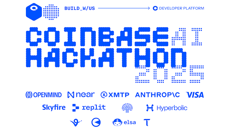CoinbaseDev's tweet photo. Coinbase is hosting its first-ever AI hackathon this weekend in San Francisco, hosted by CDP’s @kleffew94.

For the first time, leading partners and builders in the space will be in the same room, collaborating to push the boundaries of AI and onchain technology.

The hackathon is backed by leading partners including: @Replit, @AnthropicAI, @hyperbolic_labs, @virtuals_io, @latentholdings, @Visa, @NEARProtocol, @Byte__AI, @xmtp_, @openmind_agi, @sekoia_virtuals, @HeyElsaAI, & @trySkyfire.

Stay tuned this weekend to see what our builders dream up.
