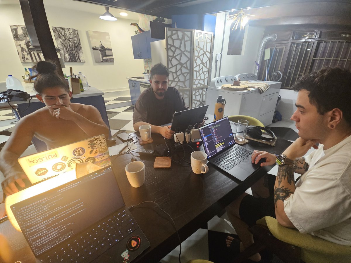 <a href="/PaltaLabs/">PaltaLabs Blockchain Services</a> on the house. Hacking hard with <a href="/BuildOnStellar/">Build on Stellar</a> &amp; <a href="/StellarOrg/">Stellar</a>

<a href="/DevMonsterB/">Dev Monster</a> <a href="/coderipper/">coderipper</a> <a href="/SadMattDev/">Matias Poblete Duran</a>