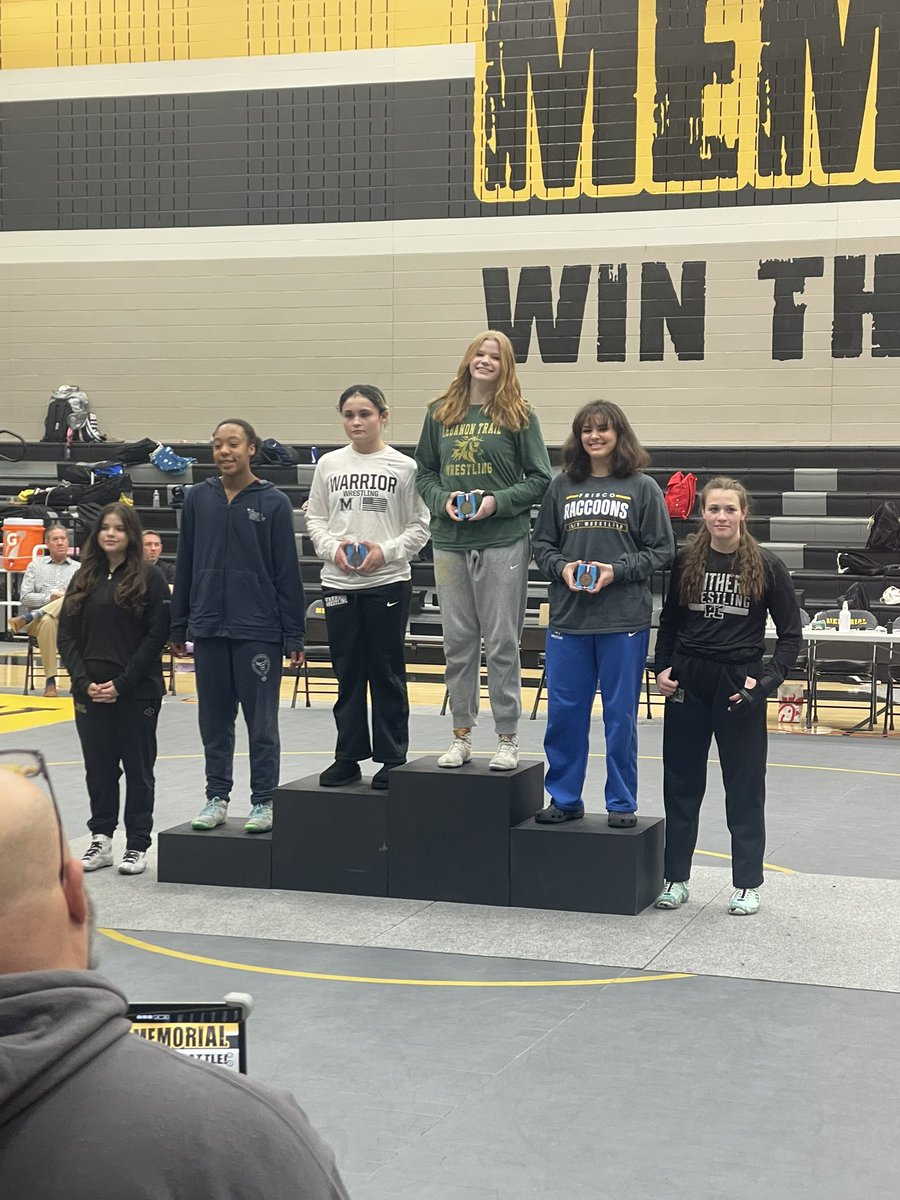 Congrats to CC Thelen! Ended the day at the Girls 8-5A District Tournament 5th place and will be an alternate at Girls Regionals next week!! #pantherwrestling#pcathletics#scraplife
