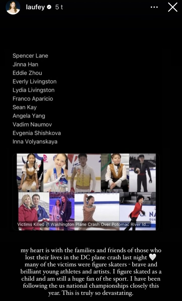 laufey posted about the victims on instagram🤍