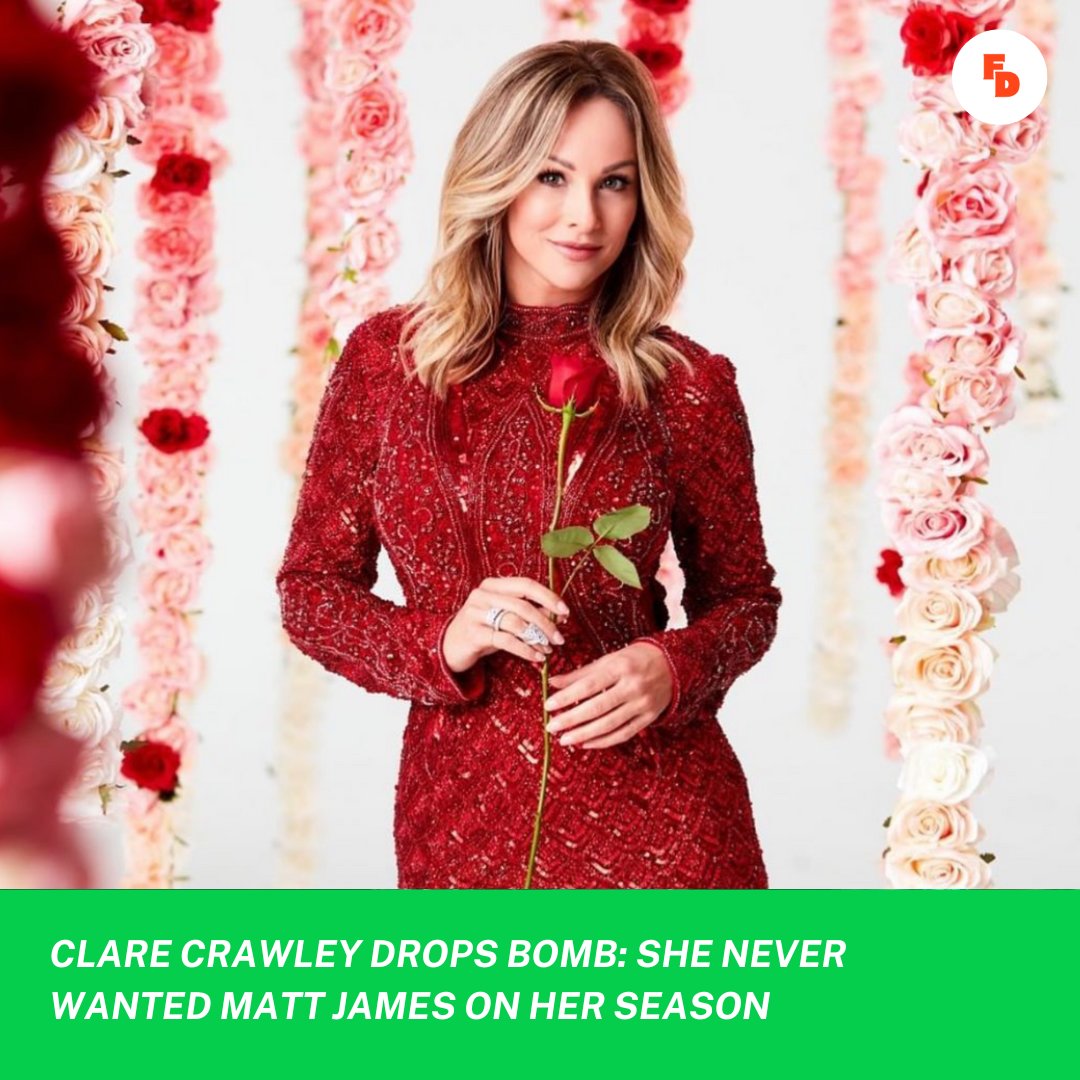 #ClareCrawley just spilled some major #Bachelor tea! 👀 

It turns out she never wanted #MattJames on her season, and now fans are seeing red flags they missed. 

Get all the juicy details: bit.ly/3Ej5T8k
📸 <a href="/clarecrawley/">clare crawley</a>
