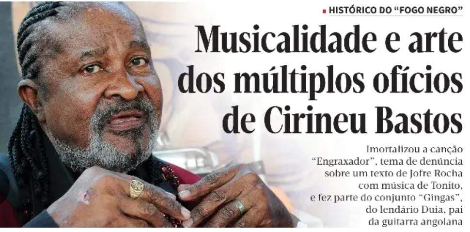 davidthemudo's tweet photo. Faleceu hoje, vítima de doença, Cirineu Bastos, soube-se de fonte familiar.
Nascido em Luanda, a 25 de Abril de 1945, fez das tertúlias, muito frequentes na sua época de juventude, uma fonte de conhecimento e paixão pela cultura angolana. Notabilizou-se como cantor e actor. https://t.co/VH9It3n3Kr