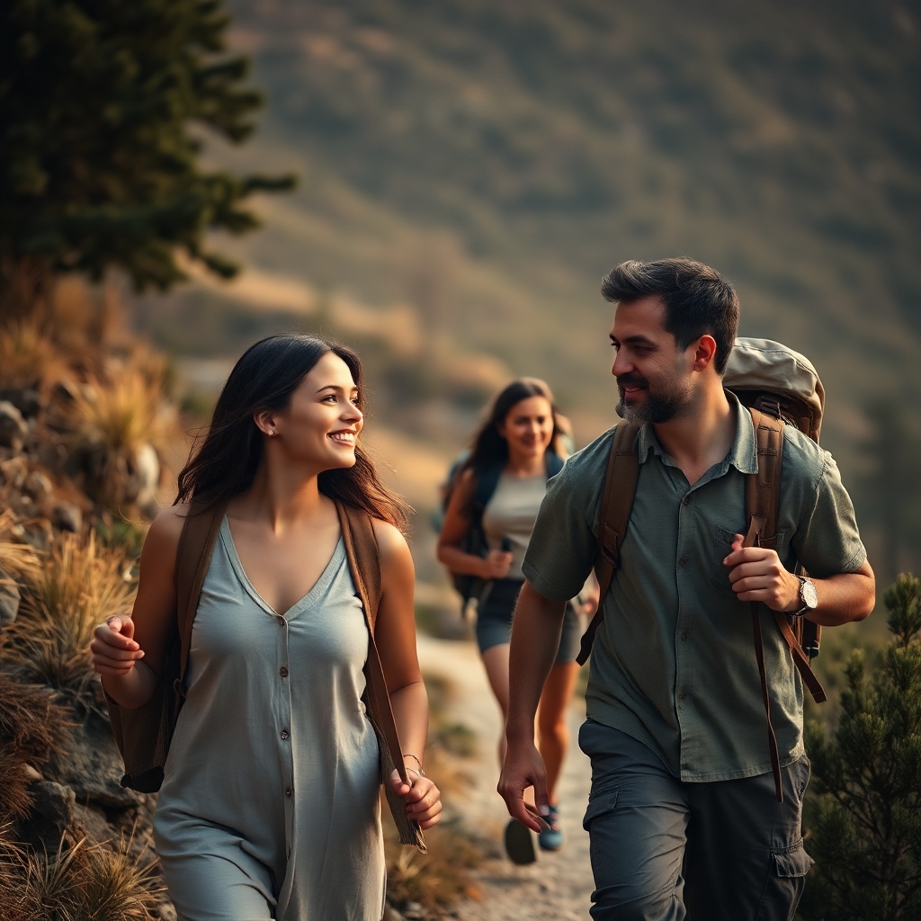 BamzzDev's tweet photo. 3. Take a Hike 🥾
Explore nature hand-in-hand! Choose a scenic trail, breathe in the fresh air, and end your hike with a stunning view. Bonus points for a sunset hike! 🌄❤️ #HikingAdventures #CoupleGoals https://t.co/YNKX1aHN0l