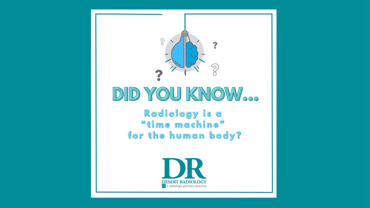 Radiology can “time travel”! While we can’t jump into a DeLorean, X-rays, CT scans, and MRIs unlock secrets of the past—from solving cold cases to scanning ancient mummies. Even King Tut got an X-ray! 

#RadiologyFunFacts #MedicalImaging #Xrays  #HistoryUnlocked #DesertRadiology