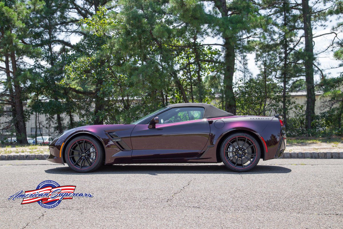 SVE_CARS's tweet photo. Awesome 2017 800HP YENKO/SC® CORVETTE for Flashback Friday!
#SpecialtyVehicleEngineering #davehamburger #nitto #brembobrakes #fox #hamburgerssuperchargers #corvette #vette #vettelife #YenkoSC #Yenko #wheels #tires https://t.co/GUc7WgHGQ7