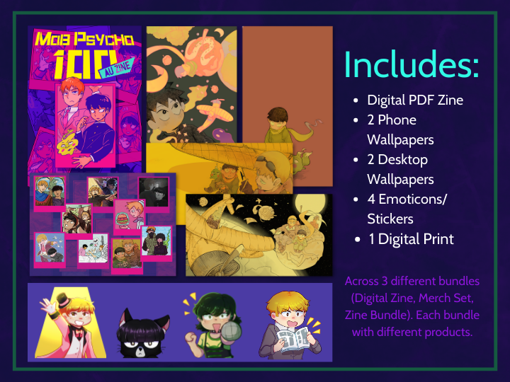 MP100: AU Zine ‼️SHOP CLOSED‼️ tweet media