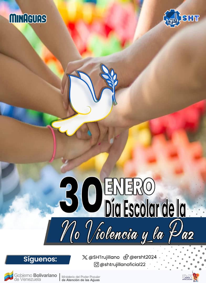 #30Enero 
#DíaMundialDeLaNoViolenciaYLaPaz

La no violencia es la fuerza más poderosa que está a disposición de la humanidad. Es aún más poderosa que el arma más compleja de destrucción ideada por la ingenua capacidad del hombre ¡No hay camino para la Paz, la Paz es el camino!