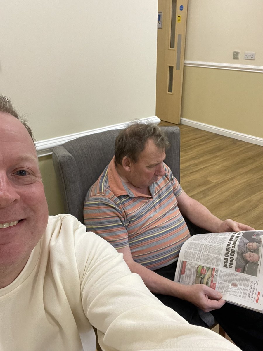 wattsdp's tweet image. 50th birthday today. Good day off. Done loads. But - I made sure I went to see a Main man in John Mills to show him we made the local paper @rotherhamtiser about @MainMaltby’s awareness and fundraising for @lbsorg. maltbymainfc.co.uk/news/1002/plea…