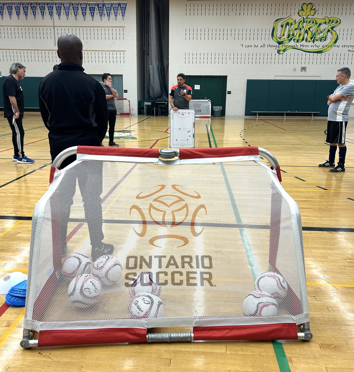 We wrapped our first-ever Ontario Soccer Futsal Certificate course! ✅⚽ 
The next course dates are: 

📍 Mississauga, ON – February 8, 2025 
📍 Aurora, ON – March 23, 2025 

🔗 Learn more here:
loom.ly/4bu7t9Y

#PlayInspireUnite #Futsal #CoachEducation #OntarioSoccer