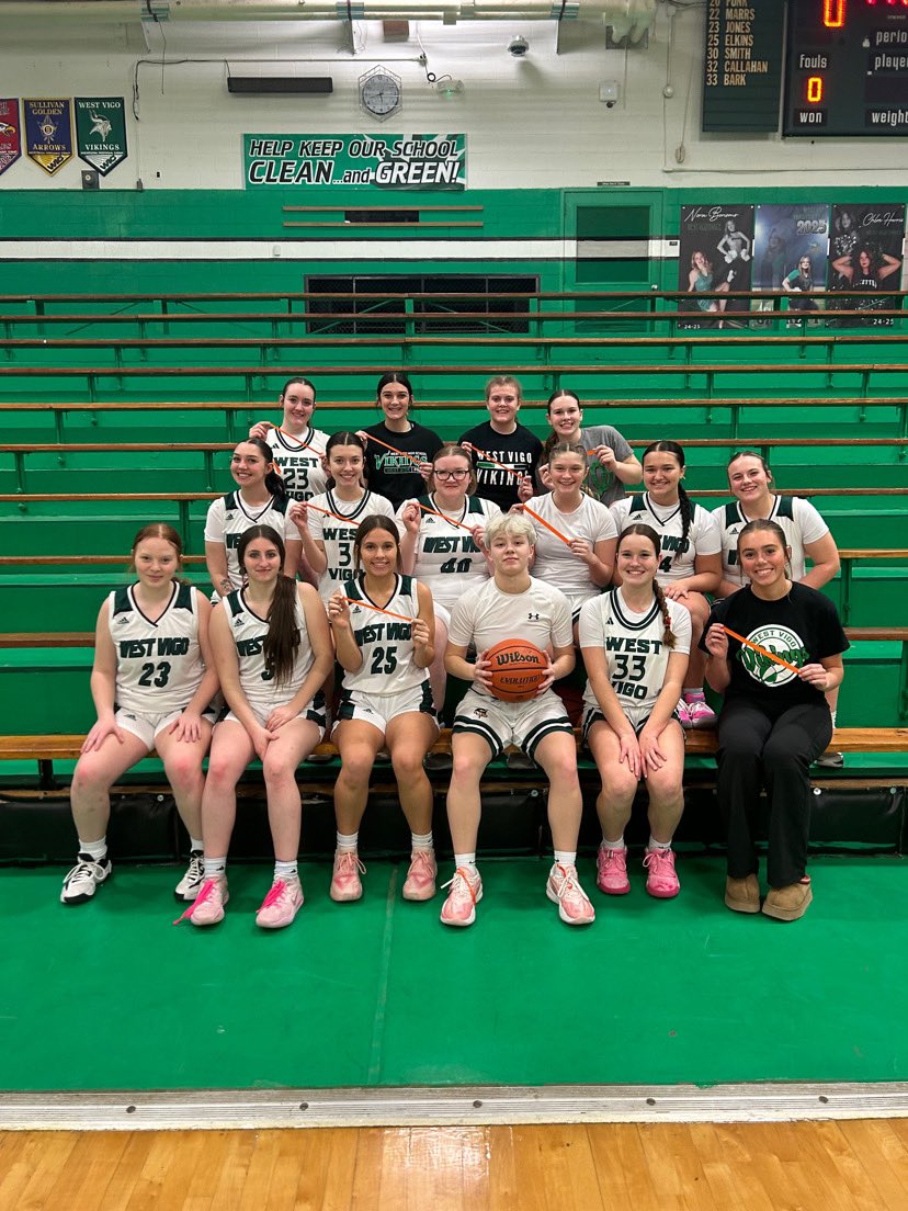 RickSemmler's tweet image. Northview’s Reagin White and Sullivan’s Ally McKinney teamed up to get several girls basketball teams to wear orange ribbons in honor of the late Tim Sarver. He’s father of Sullivan PG Katherine Sarver who passed recently from
Cancer. #SUPPORTINGEACHOTHER