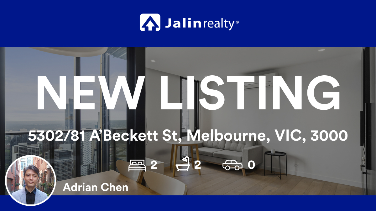 JalinRealty's tweet photo. 🛌 2 🛀 2
📍 5302/81 A’Beckett St, Melbourne, VIC, 3000

My latest listing on RateMyAgent.

https://t.co/ut40eildDN

...
#ratemyagent #realestate #Jalin_Realty_Australia https://t.co/qkYvAKLuRv