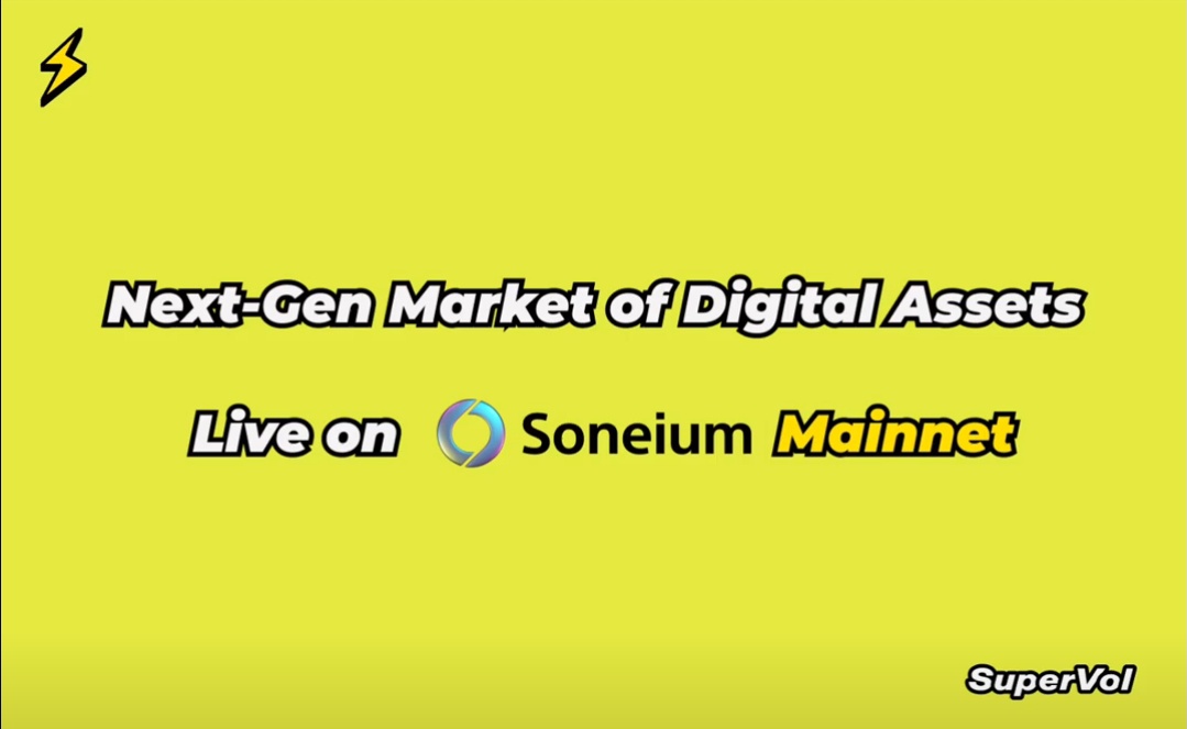 Layer2_Space's tweet photo. 🚀@SuperVol_io is officially live on
@Soneium Mainnet!

🌟 #SuperVol is creating a platform where value flows freely and fairly on-chain, bringing you the future of DeFi.

⚡ Lightning-fast, fun & simple interface
💎 Options with popular assets
📱 Mobile & browser compatibility for seamless access

🔽VISIT
https://t.co/sidFC5Odu1