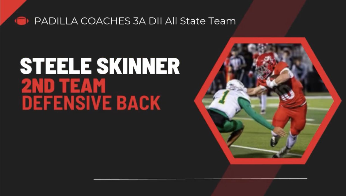 Blessed to be named to the All State Team!