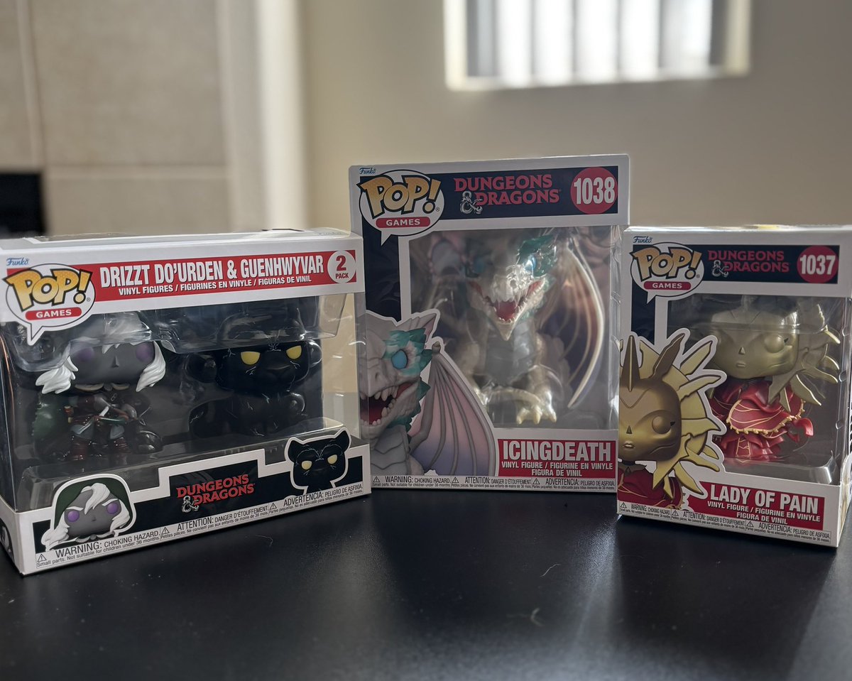 Big thank you <a href="/OriginalFunko/">Funko</a> for the amazing gift! I absolutely love these spectacular <a href="/Wizards_DnD/">Dungeons & Dragons</a> Funko Pops! #FunkoPop #dnd
