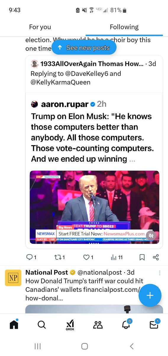 VeeKundig's tweet photo. @Michell33650674 From Trump's mouth. They used the computers to rig the election. The 2014 Election was Rigged!  Kamala Harris Won! https://t.co/wGQI2ww5kq