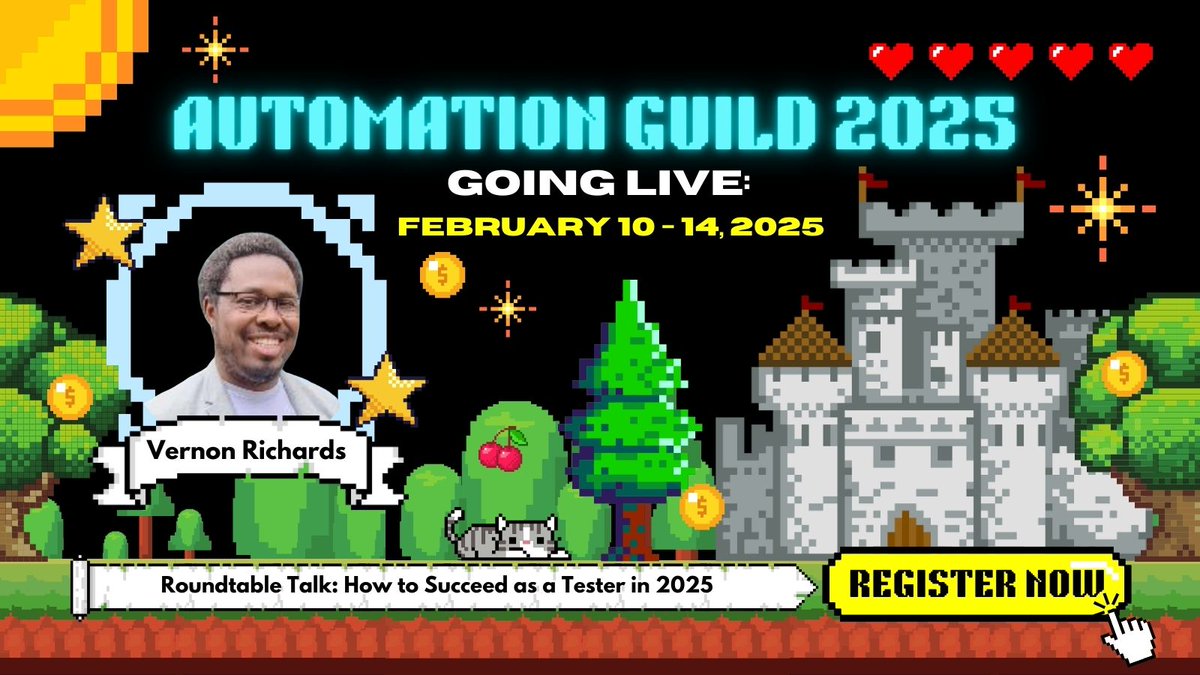 TestGuild (@testguilds) on Twitter photo What makes a great tester? <a href="/TesterFromLeic/">Vernon Richards | Ghostwriter & Coach</a> shares how to elevate your skills and mindset at AG2025 with practical advice for thriving in todayโs testing world. ๐ testguild.com/ag-2025 What makes a great tester? <a href="/TesterFromLeic/">Vernon Richards | Ghostwriter & Coach</a> shares how to elevate your skills and mindset at AG2025 with practical advice for thriving in todayโs testing world. ๐ testguild.com/ag-2025