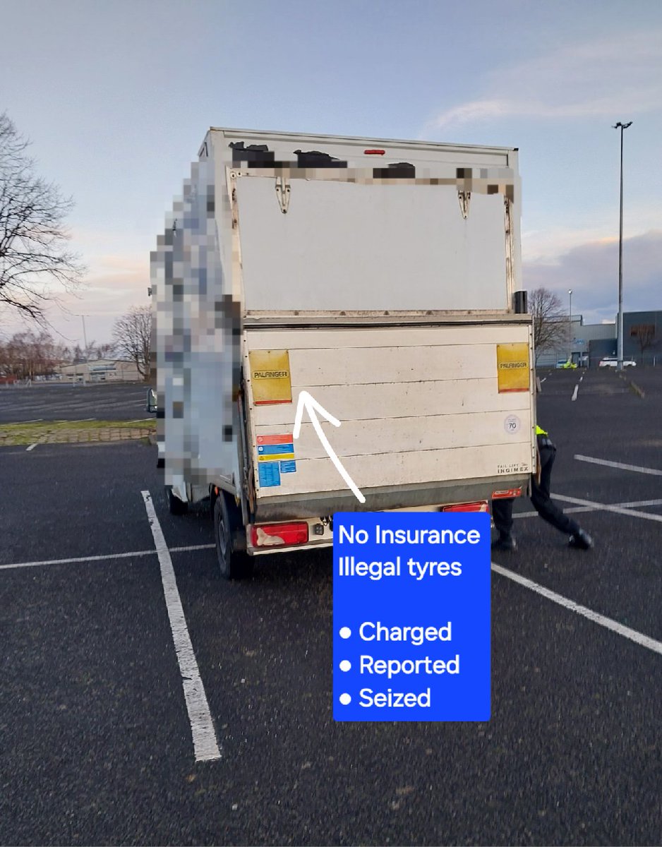 PSOSRoads's tweet photo. #GlasgowRP conducted a commercial vehicle road check in the Ibrox area yesterday. Within the first hour a number of offences were detected and one driver ended up in a #RoomWithNoView for the day.
Remember our simple advice ... #DontRiskIt
⬇️ Details Below ⬇️
#Fatal5 https://t.co/COLEBmvMEP