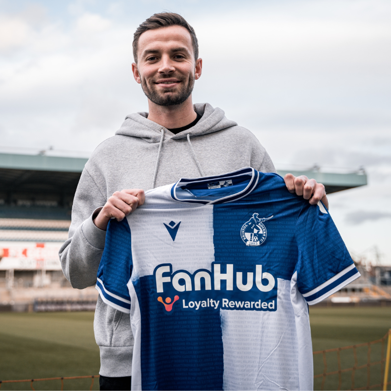 Official_BRFC's tweet photo. Matt Butcher signs with Rovers on loan from Wycombe Wanderers until the end of the season! ✍️