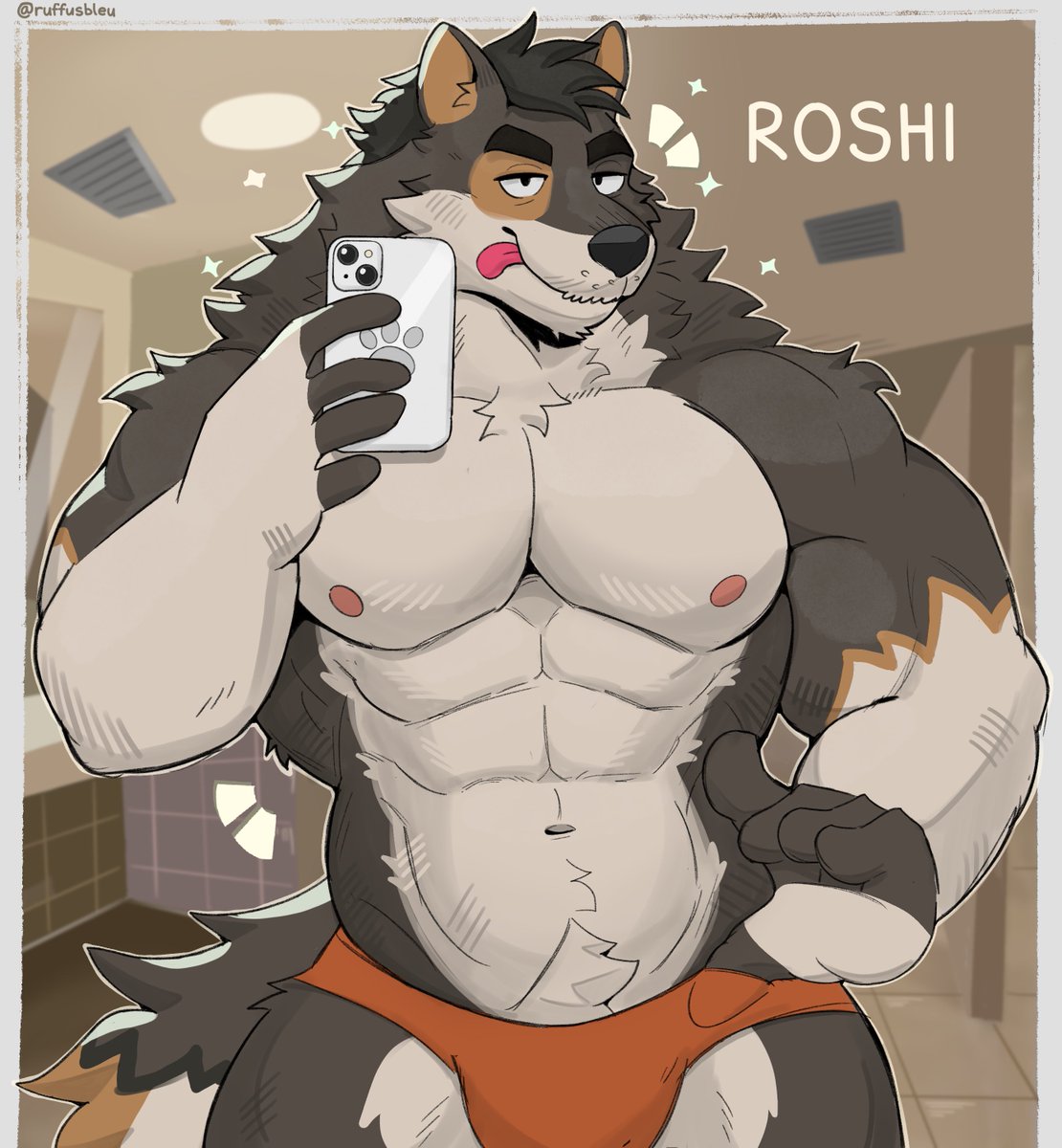 Gym bathroom selfie 📸

🎨 - <a href="/ruffusbleu/">Ruffus</a>