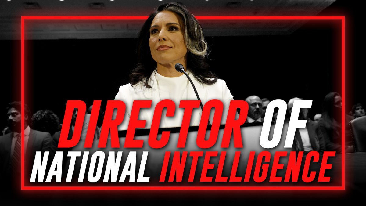 VIDEO: Watch Tulsi Gabbard's FULL Opening Statement Before Her Senate Confirmation Hearing For Director of National Intelligence

» WATCH/SHARE THE LIVE X STREAM HERE:
https://t.co/hbtaSvJMVC https://t.co/UCWLrurCgt