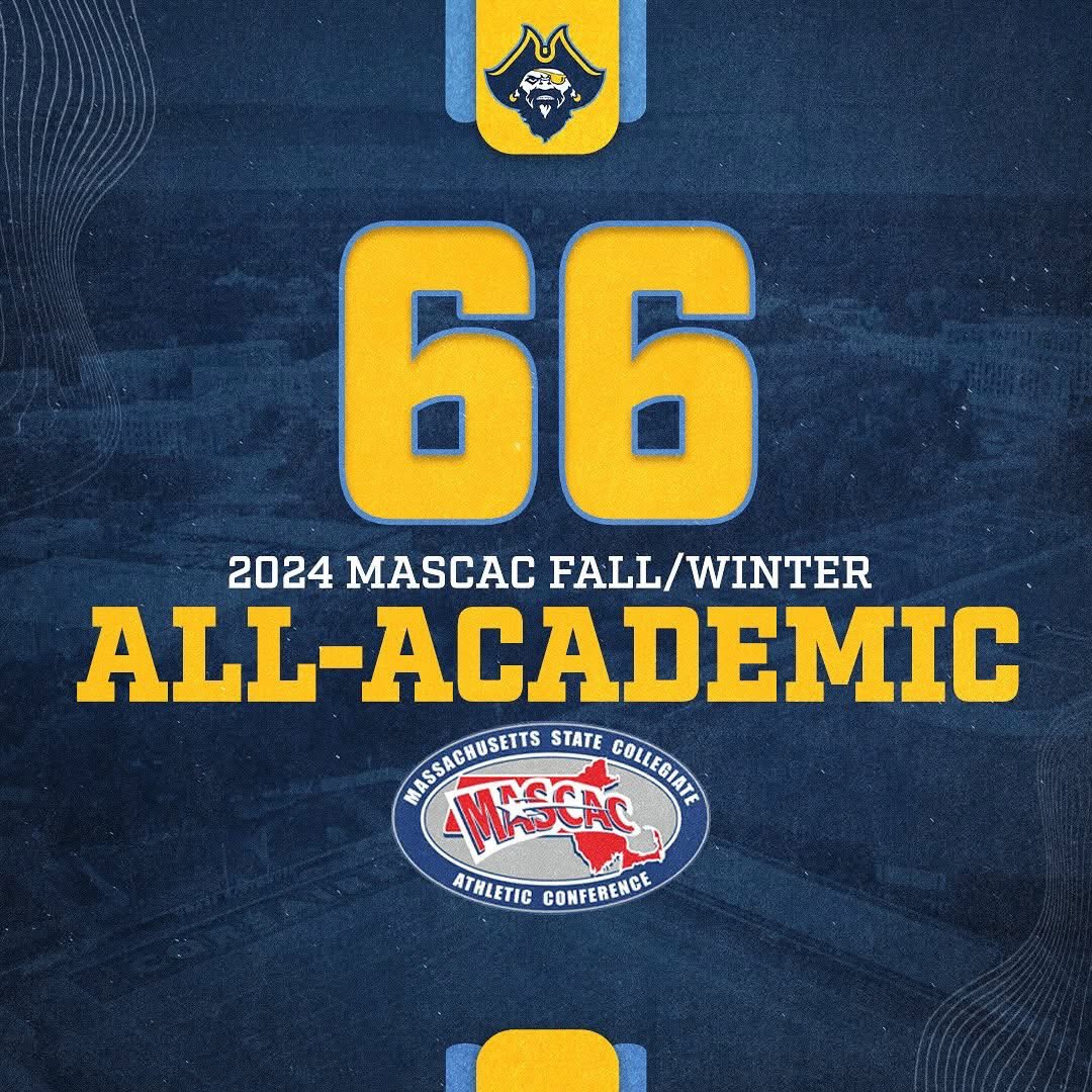 Congratulations to all our student-athletes who were named All-Academic! 

We’re proud to lead the entire conference with 9️⃣ young men who were named All-@MASCACsports both on and off the field this past Fall! #d3fb

#WinTheRep🏴‍☠️