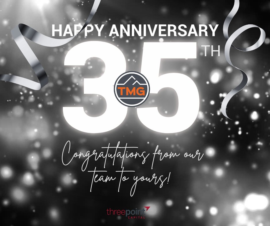 TeamThreePoint's tweet image. 🎉Congratulations to @TMG on an incredible 35 years of helping Canadians achieve their homeownership goals. Your teams dedication and expertise make all the difference—here’s to many more successful years ahead!

#InvestLendGrow #ThreePointCapital #uDrive #MortgageLending
