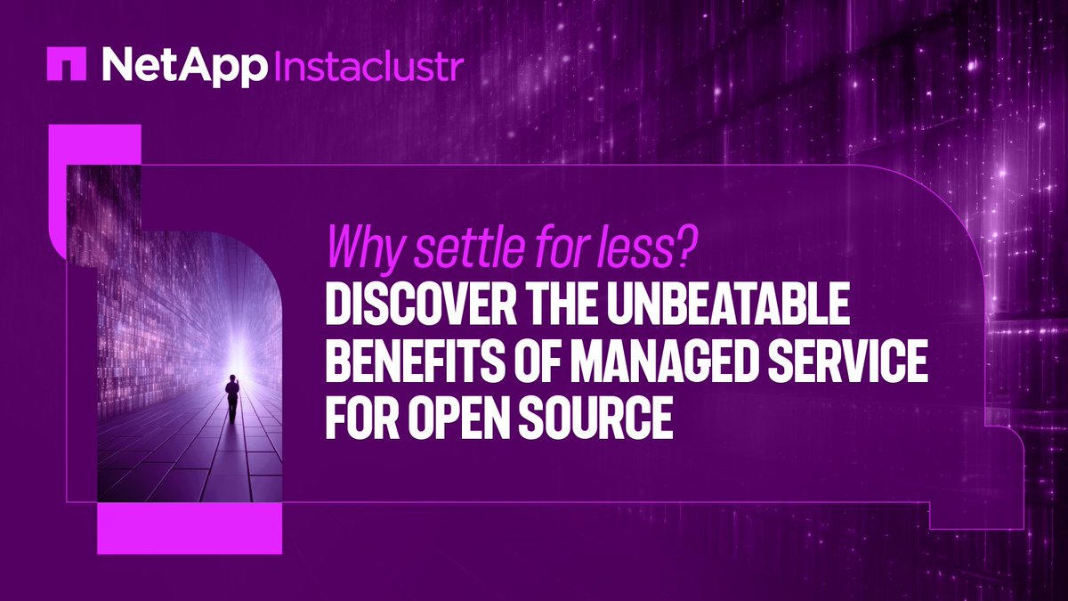 Instaclustr's tweet image. Are you weighing up whether to DIY your #opensourcedata infrastructure with a #KubernetesOperator, or opting to use a #ManagedService to take the load?
Read our views on the pros and cons in this insightful blog: ntap.com/40FeHge
#NetAppInstaclustr #DataInfrastructure