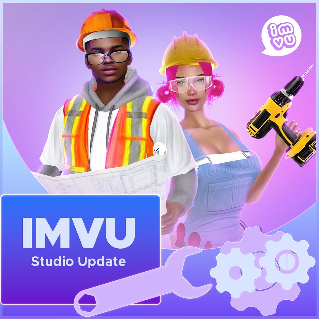 🚀 IMVU Studio Version 1.33.10 Released!

🖌️ Material Bulk Edit 
🏷️ Keyword Search Improvements
🗂️ Unused Asset Removal
🎥 New Free Roaming Camera Mode (Beta)

Check out the full release notes and share your feedback!
👉🏼 im.vu/133.10

#IMVU #IMVUStudio
