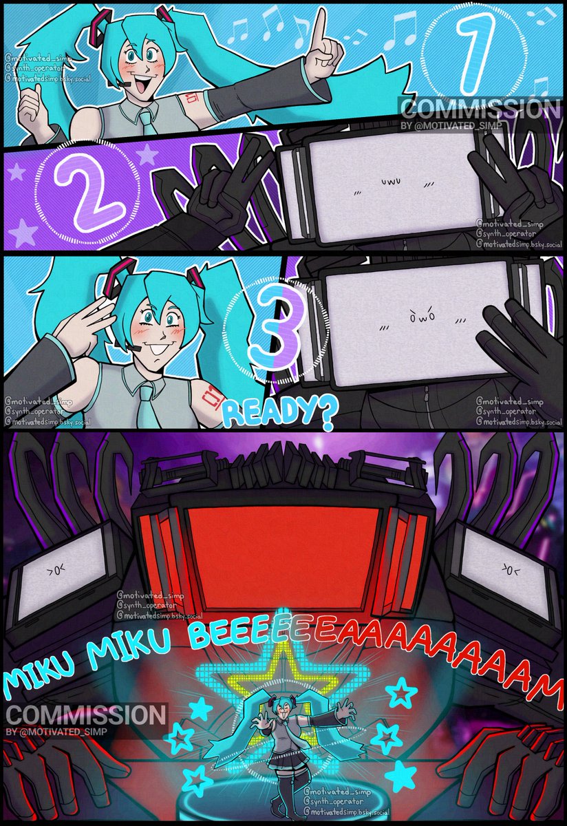 [Commissioned by <a href="/MrPolishman17/">MR_POLISH_MAN</a>!]   

TTVM vs Hatsune Miku!! 

#SKIBIDITOILET #SkibidiToiletfanart