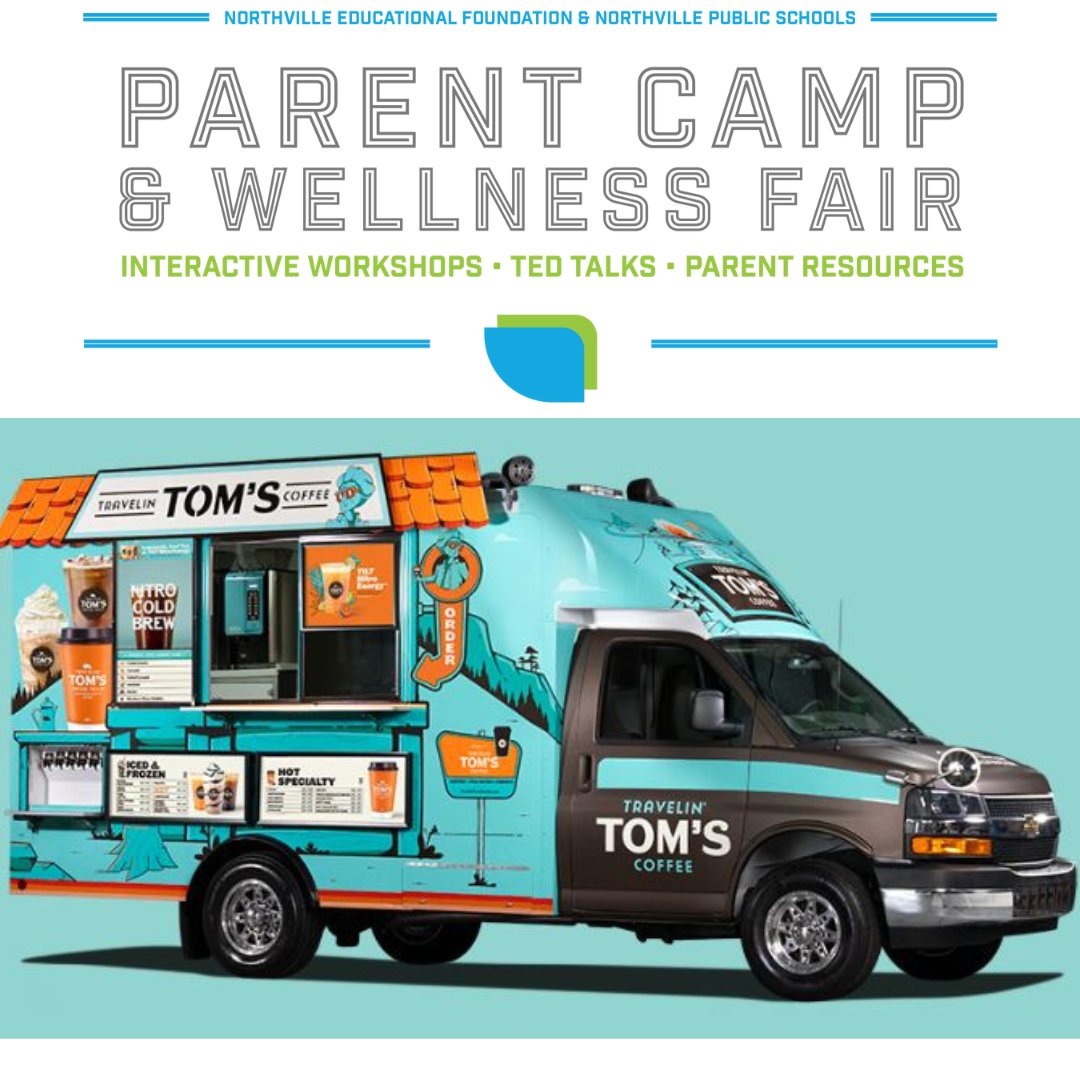 ☕✨ Fuel Up at Parent Camp with Tom's Traveling Coffee Truck! ✨☕

Grab a cup of coffee and feel good knowing that your purchase supports NEF initiatives like:

🎶 Cooke School Music Therapy
📚 NEF Grants for Teachers &amp; Schools
💡 Programs Like Parent Camp &amp; More!