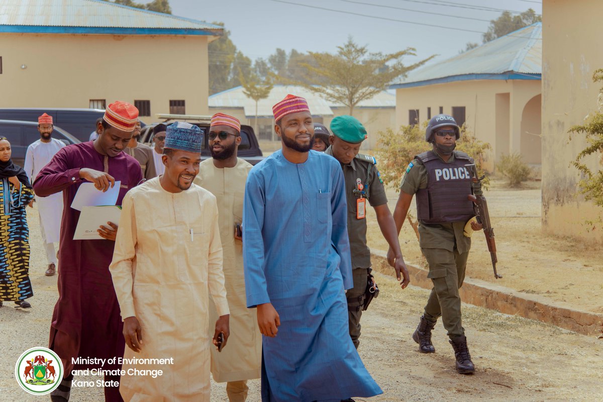 DahirMHashim's tweet photo. Earlier today, I visited the NYSC Permanent Orientation Camp in Kusala Dam, Karaye, Kano State to strengthen partnerships in advancing our environmental sustainability agenda. The purpose of this engagement was to formalize the establishment of the Climate Change Community Development Service (CDS) Group, a platform designed to integrate corps members into Kano’s climate resilience efforts.

I am pleased to announce that the State NYSC Coordinator, approved this initiative. The Climate Change CDS Group will focus on tree planting, waste management, community sensitization, and supporting the implementation of the Kano State Climate Change Policy of His Excellency Governor Alhaji Abba Kabir Yusuf @Kyusufabba. I assured the State Coordinator of our ministry’s commitment to fully utilize corps members’ skills in these critical programs, ensuring their service year contributes meaningfully to environmental protection.

Following the camp engagement, on our way back, we stopped at the 3 Brigade Nigerian Army, Bukavu Barracks, to commend Brigadier General AM Tukur and his team for their exemplary role in organizing the recent cleaning exercise within the barracks. 

We remain steadfast in mobilizing all stakeholders to combat desertification, pollution, and climate vulnerability. Together, we will build a sustainable future for our state.

Dr. Dahiru M. Hashim
Honourable Commissioner,
Ministry of Environment & Climate Change, Kano State.