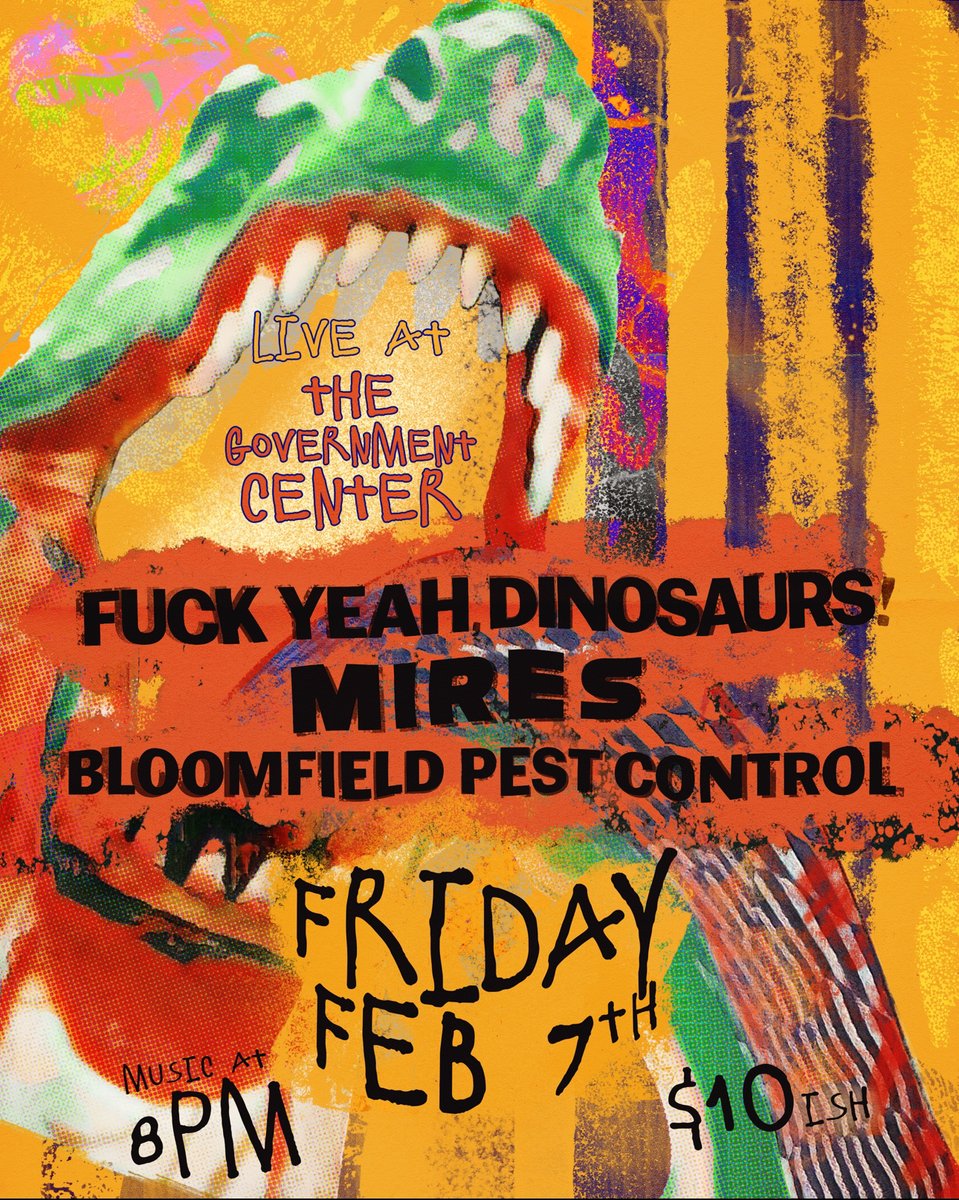 π» π¦ fuck yeah, dinosaurs! π¦ π» (@fyeahdinosaurs) on Twitter photo Hitting up <a href="/govtcenter/">thegovernmentcenter</a> for the first time since (the old spot in) 2019.
Next Friday! Hitting up <a href="/govtcenter/">thegovernmentcenter</a> for the first time since (the old spot in) 2019.
Next Friday!
