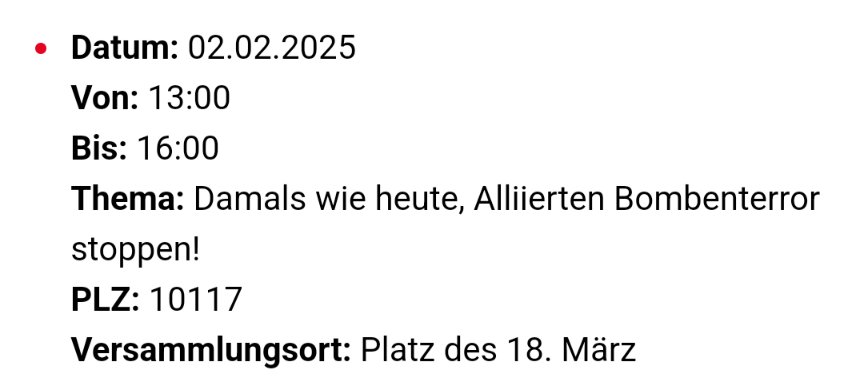 BerlingegenNazi's tweet photo. Info: Die rechtsextreme Kleinstpartei "Die Heimat" (ehemals NPD) hat für Sonntag eine Versammlung am Brandenburger Tor angemeldet. Es gibt Gegenprotest. Am selben Nachmittag findet auf der Reichstagswiese eine Kundgebung unter dem Motto "Wir sind die Brandmauer" statt. #b0202 https://t.co/I60RVtZOvQ