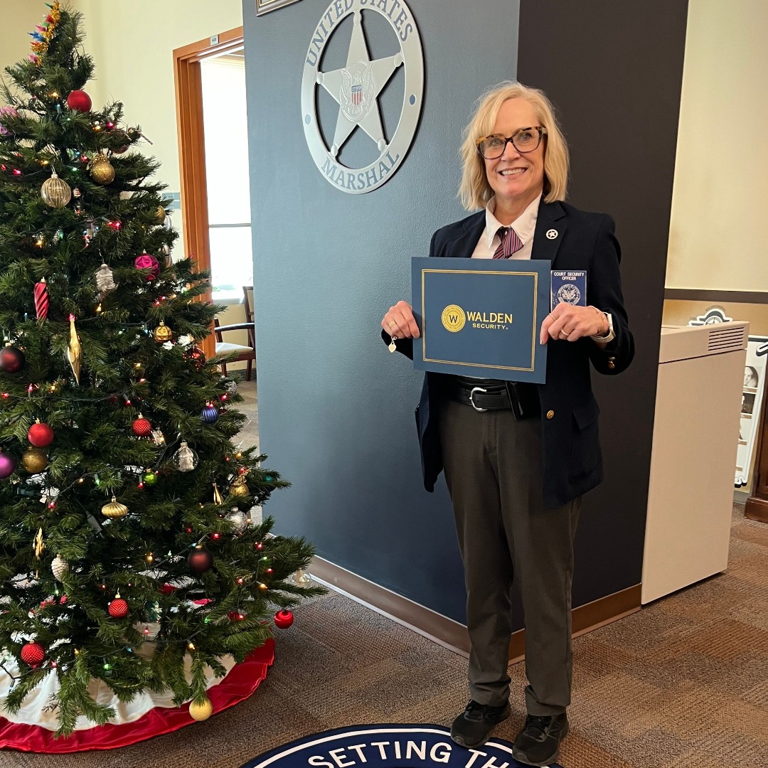 A duress alarm test was conducted for a judge's chambers in Westminster, Colorado. CSO Joy Geltmacher responded to the alarm in under 1 minute and 45 seconds – an impressively quick response, which was combined with her professionalism throughout. #waldenSPOTawards
