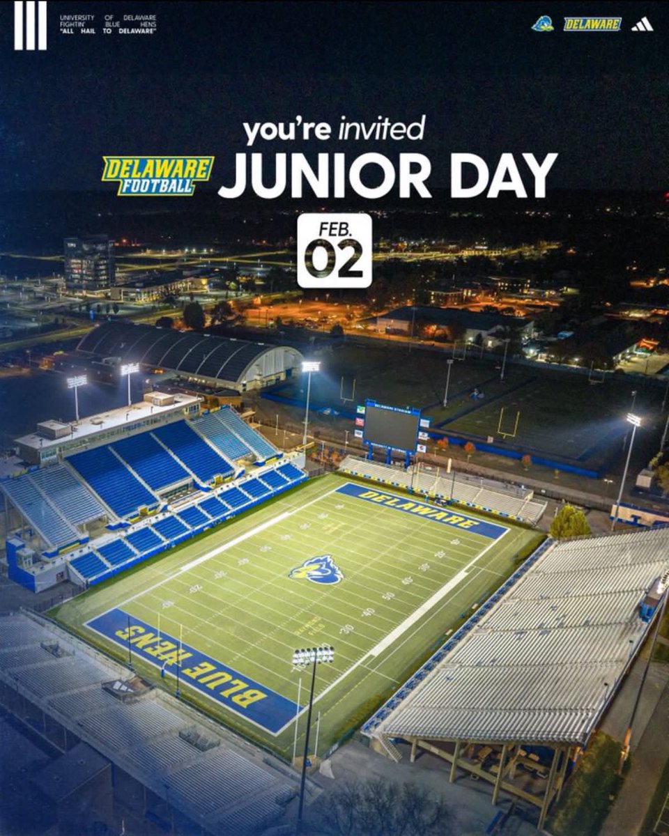 AnthonyHar99736's tweet image. I will be attending @Delaware_FB junior day February 2nd! Thank you @CoachRogers57 @ryancarty10
