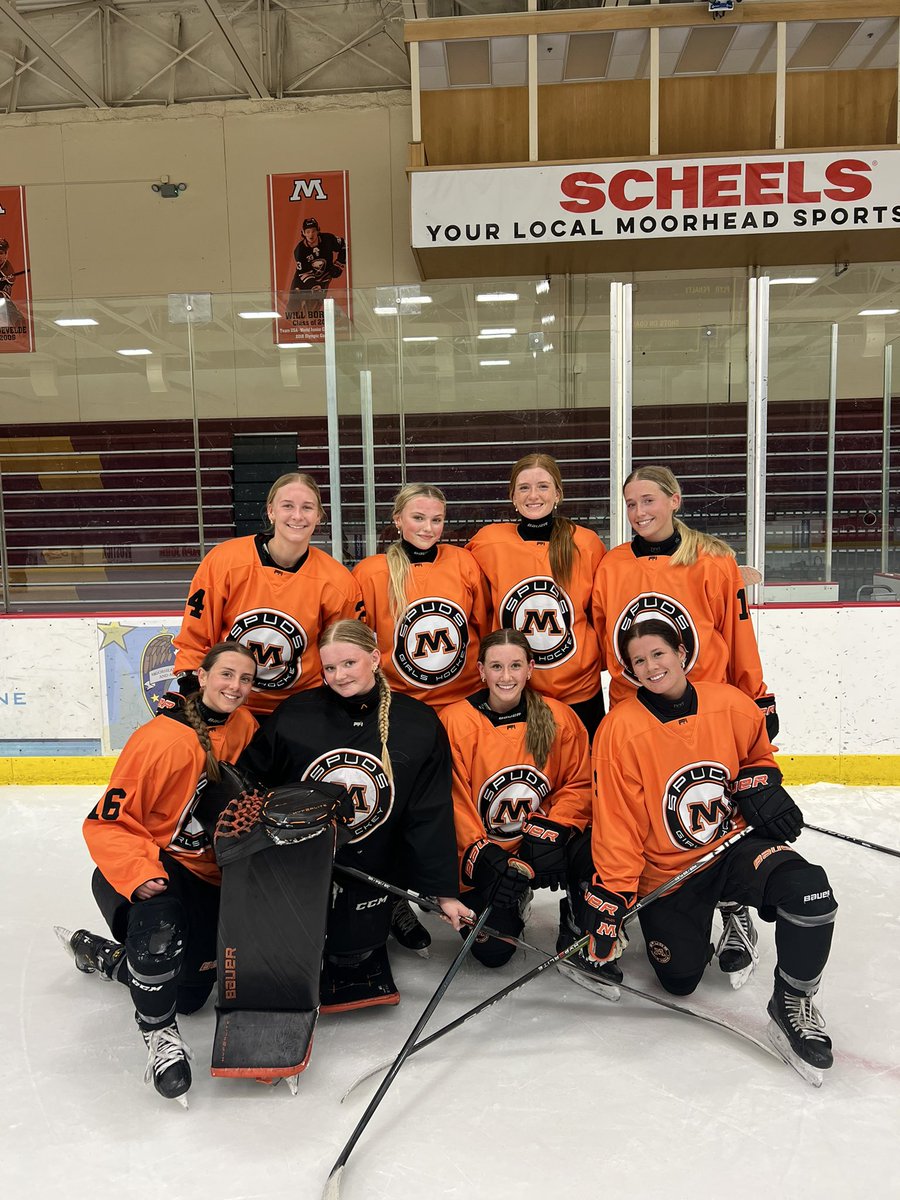 MoorheadSpudsG1's tweet image. Congratulations to Team Kirchner for taking home the championship in the season-long 3v3 tournament! 👏🏼🧡

All four teams brought intensity week after week, batting in fast-paced and high energy matchups each Wednesday. 

#SpudHockey 🧡🖤