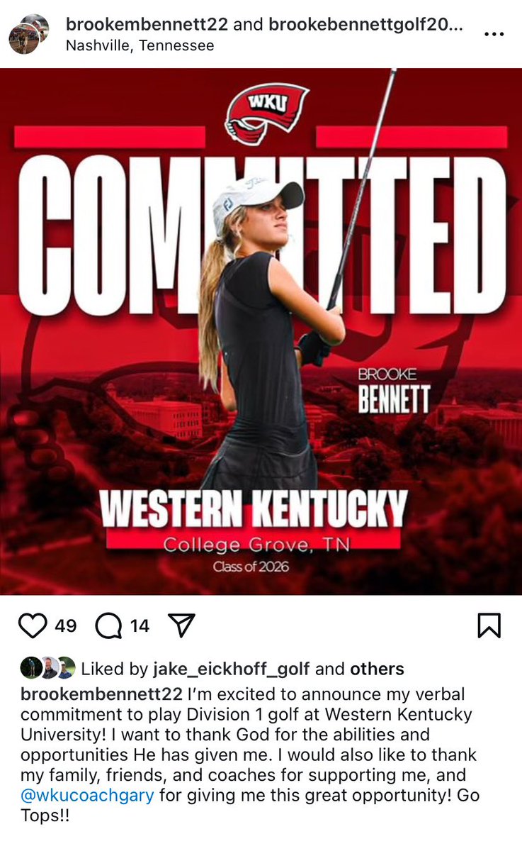 wcsPHSgolf's tweet photo. Congratulations to Page High golfer Brooke Bennett! https://t.co/8HXLsoy3ip