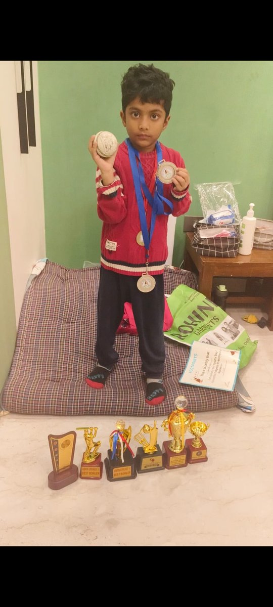 andydeb007's tweet photo. @imVkohli Hi @imVkohli, this post is 2 yrs since. My 7 yr son has grown up to be a even bigger fan of yours and has started playing u-12 already for his academy and has 14 MoM awards to his credit aince the last 1 yr. You being in delhi, can I get you to meet him once ?   @delhi_cricket https://t.co/alxkmfb516