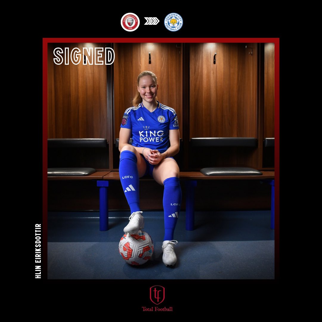 TotalFootballAg's tweet image. Congratulations @hlineiriksdott1 on signing with Leicester City for 2 1/2 years ✍️🤝👌
