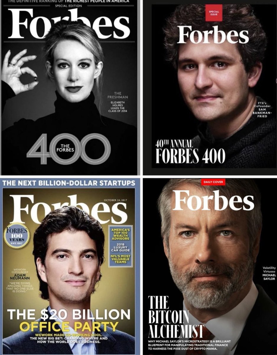 Michael Saylor is on the cover of Forbes magazine. You know what that means  😏 $MSTR